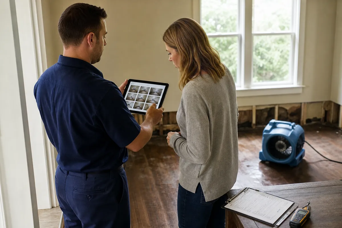 Insurance claim documentation for Miami property restoration
